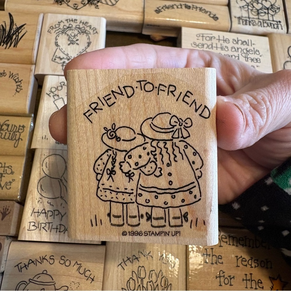 Vintage Rubber Stamps Crafting Scrapbook Crafts D.O.T.S USA 1990’s Y2K - Picture 8 of 15